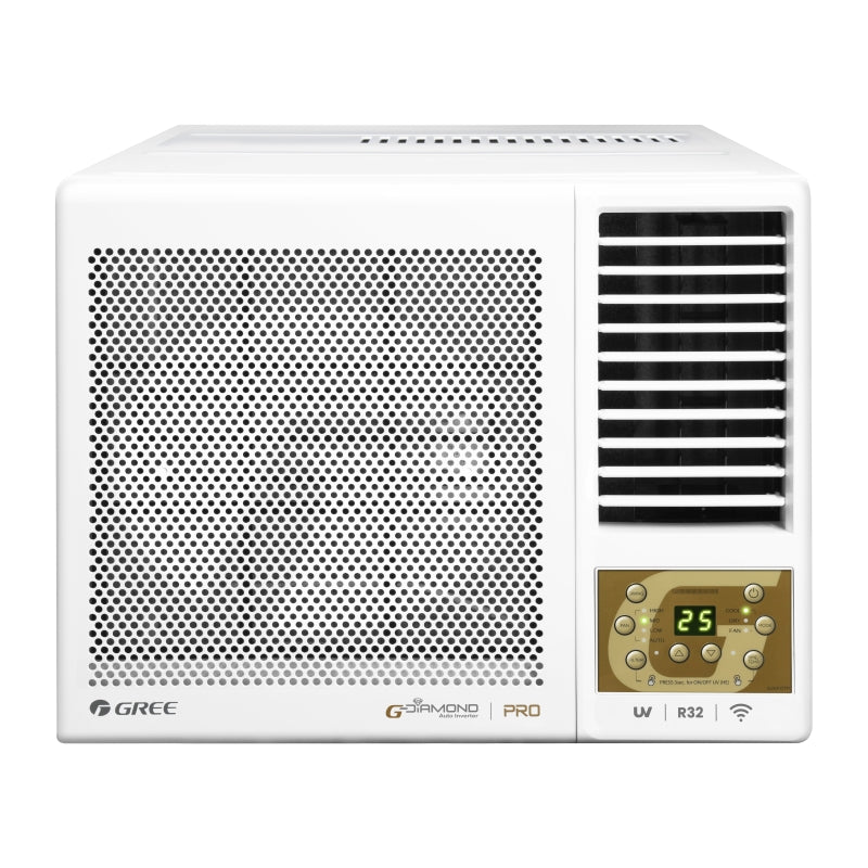 Gree GWF18P 格力 2匹 G-Panel G-Diamond 星級雙黑鑽 WIFI智能R32變頻遙控窗口式冷氣機